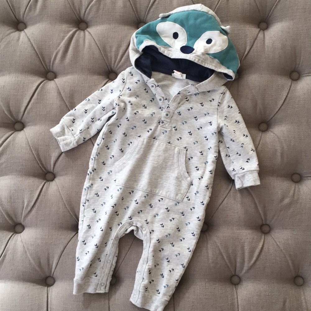 Infant Jumper with animal hood